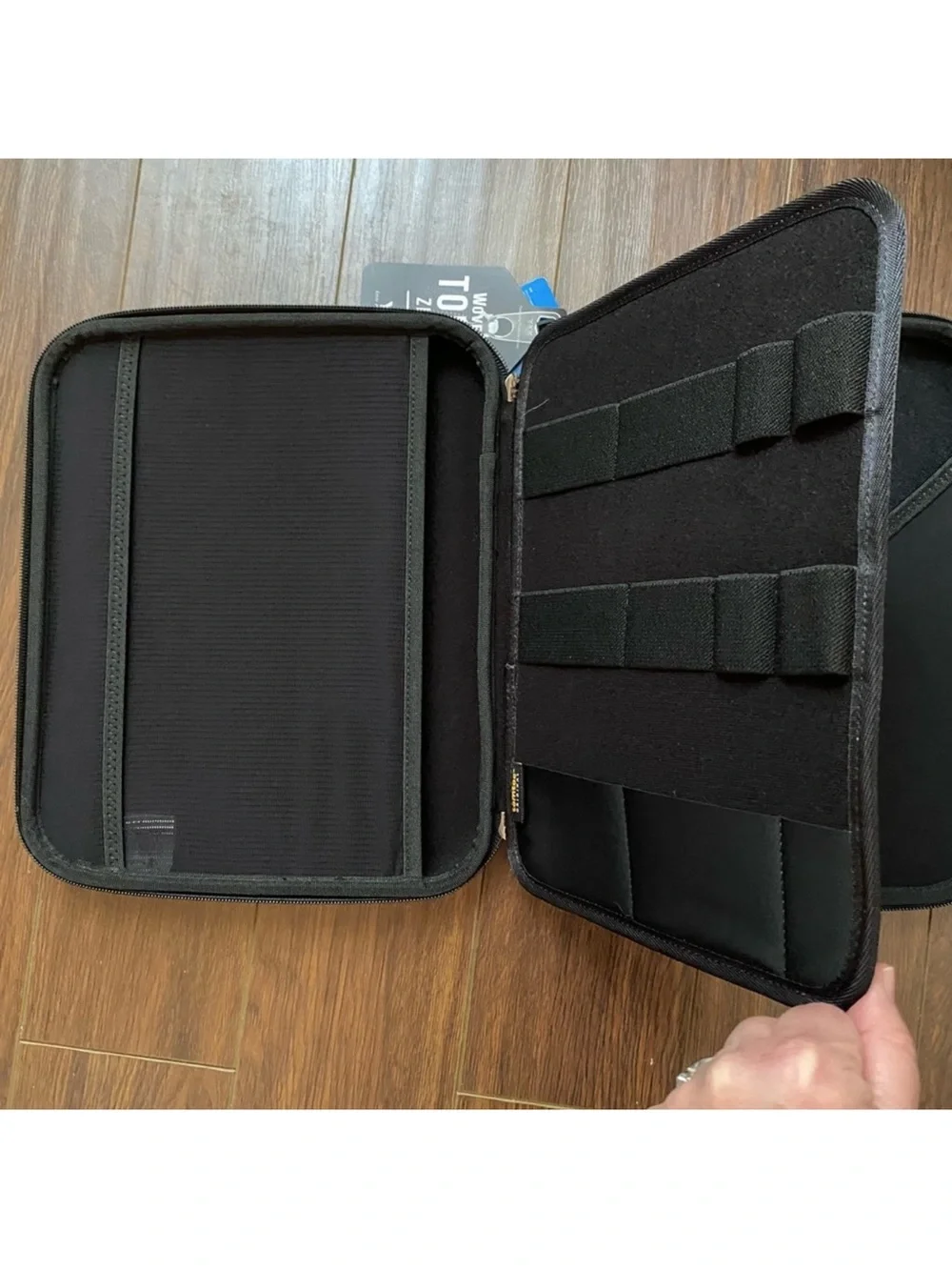 TOMTOC iPad/iPad Air hard side case with storage and handle. Brand new with tags
